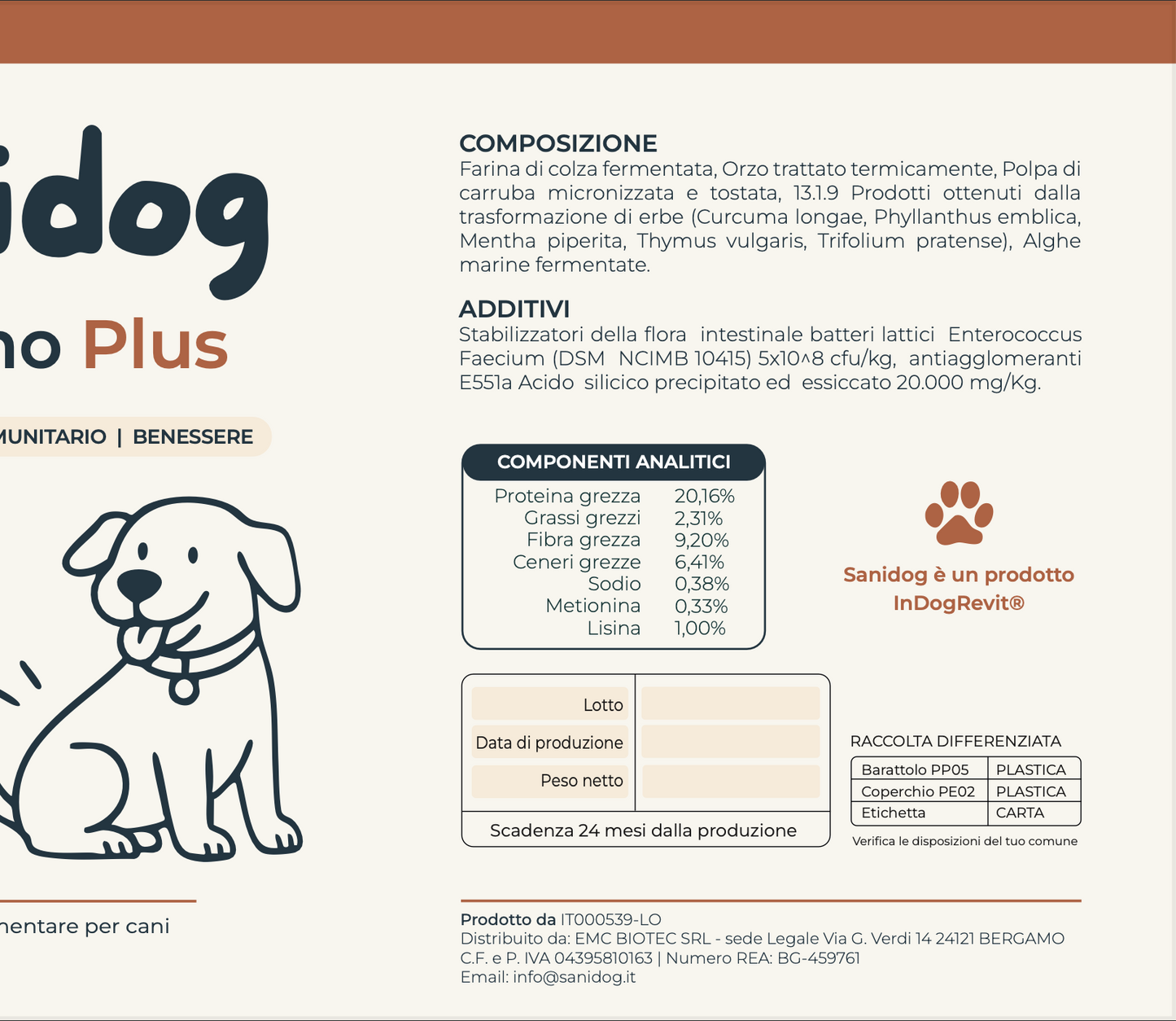 Sanidog Intestino Plus